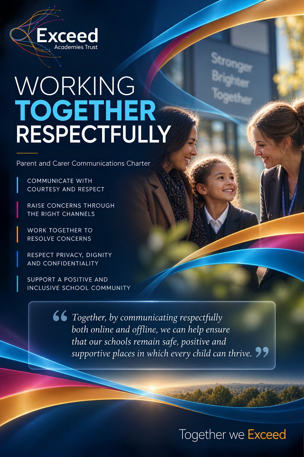 Working Together Respectfully parent and carer communications resource